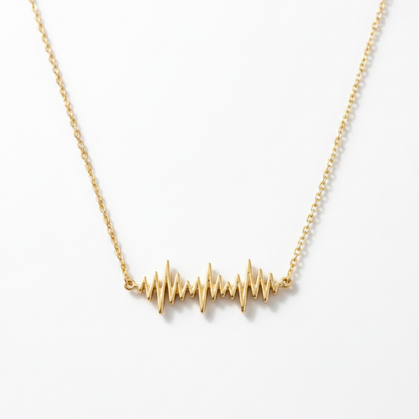 NFC Soundwave Necklace | Scan to Hear Their Voice | Personalized Love Memory Jewelry
