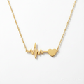 NFC Heartbeat EKG Necklace | Scan to Hear Their Heartbeat | Love Memory Jewelry for Her