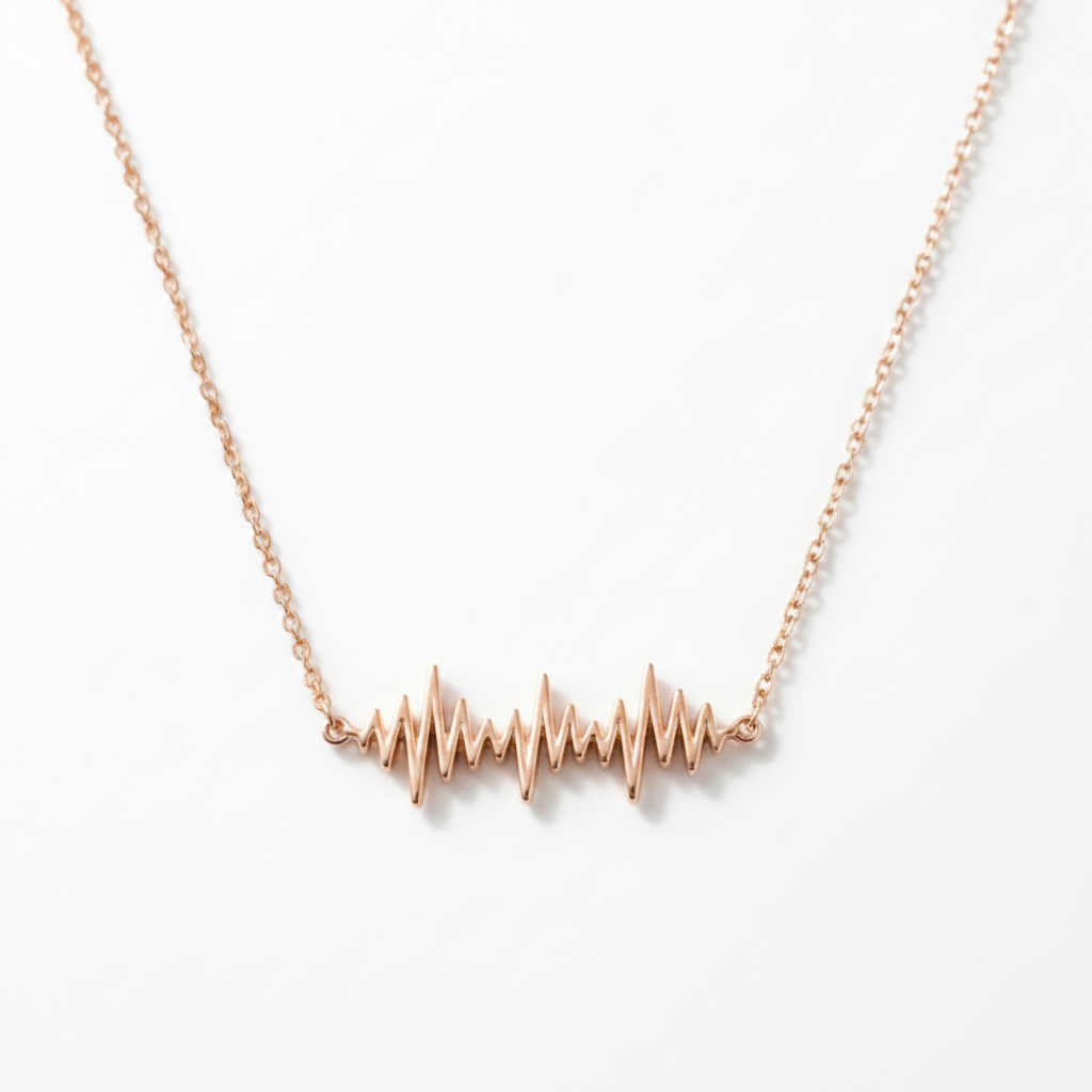 NFC Soundwave Necklace | Scan to Hear Their Voice | Personalized Love Memory Jewelry
