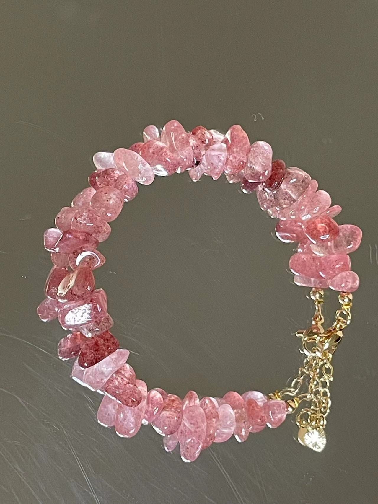 Handmade Nature Chipped Semi-Precious Gemstone Bracelet