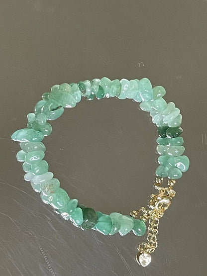 Handmade Nature Chipped Semi-Precious Gemstone Bracelet