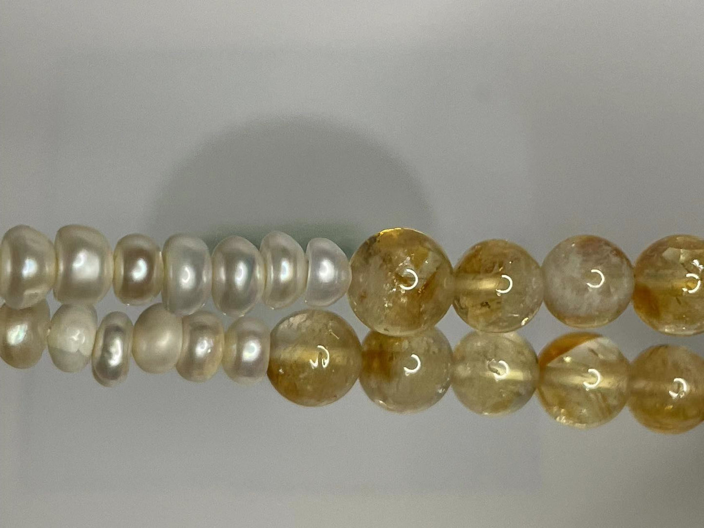 Sunlit Elegance: Lemon Yellow & Fluorite Bloom Bracelet