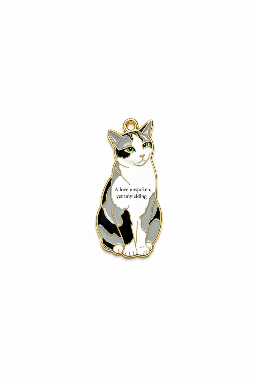 NFC Cat Necklace - 14K Gold